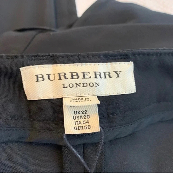 Burberry London Wool Blend Flare Leg Trousers - Picture 3 of 10